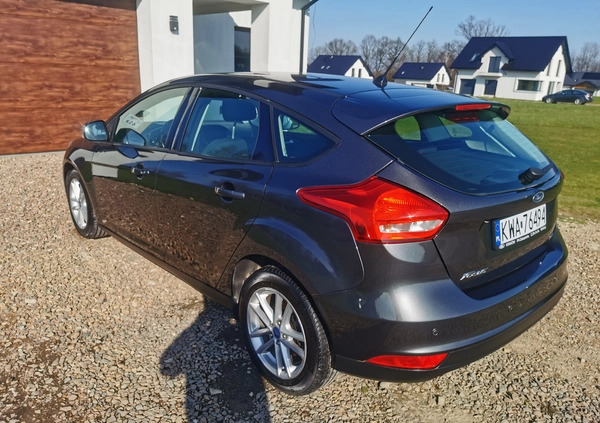 Ford Focus cena 37900 przebieg: 140100, rok produkcji 2017 z Mysłowice małe 277